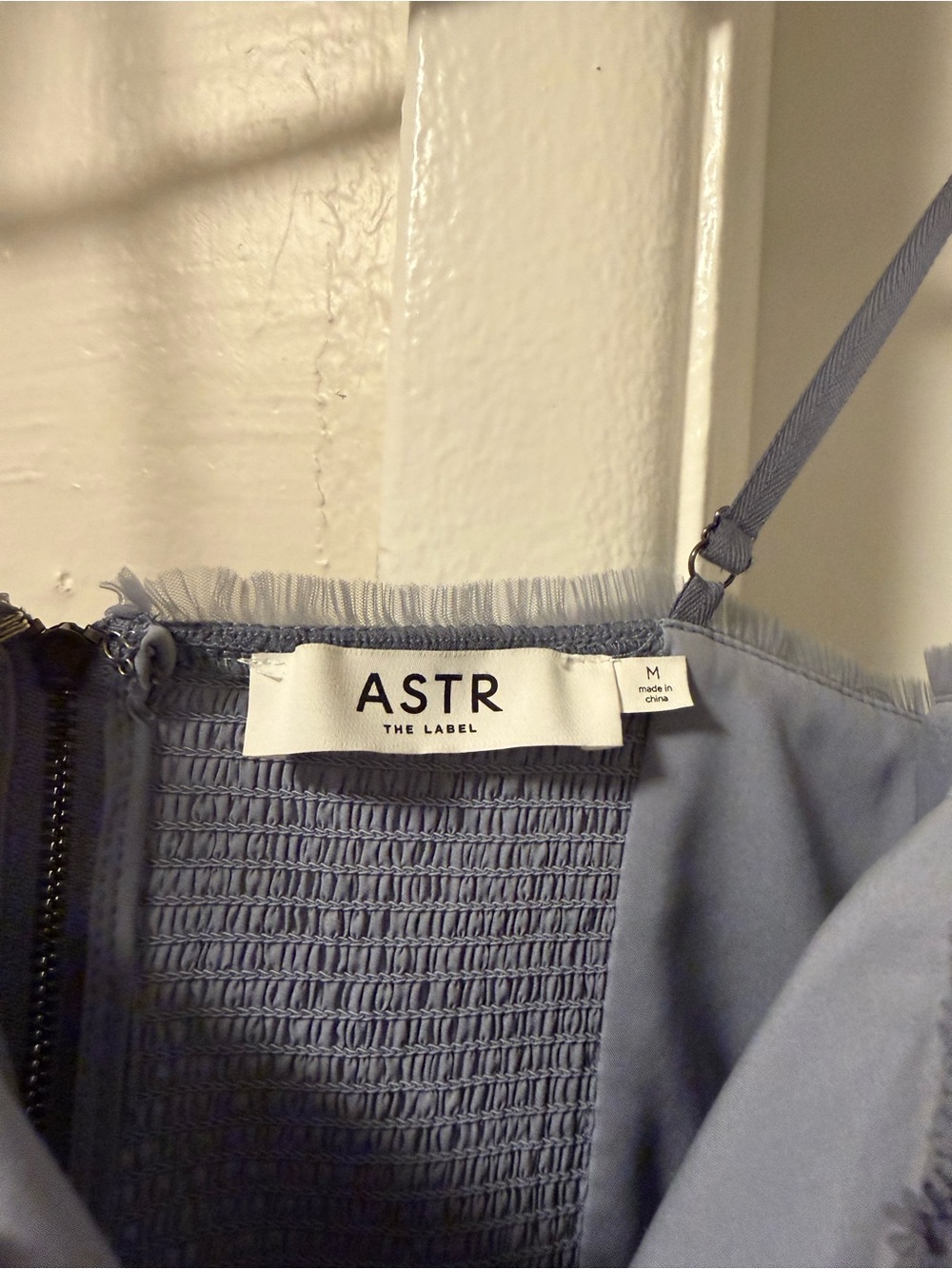 ASTR The Label - Dusty Blue Tulle Maxi Dress - Picture 6 of 8